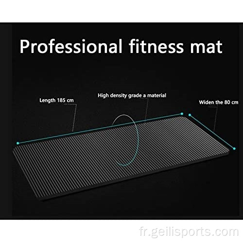 Tapis de yoga NBR pour le fitness et l&#39;entraînement Pilates